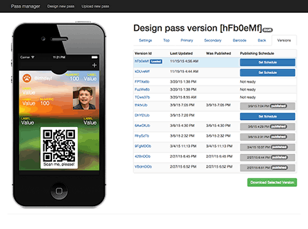 Apple Pass™ visual designer screenshot 3
