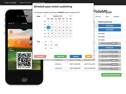Apple Pass™ visual designer screenshot 4